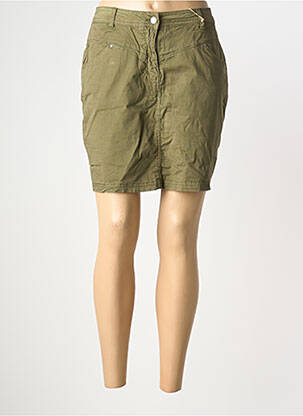 Jupe short poches vert DONA LISA femme