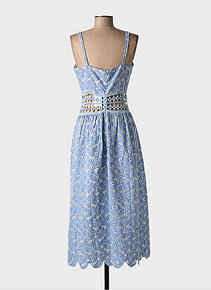 Robe longue sans manche sans manche bleu GOA GOA femme