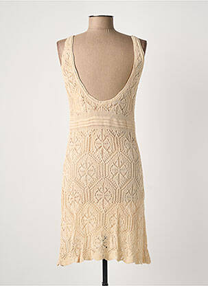 Robe mi-longue sans manche sans manche beige GOA GOA femme