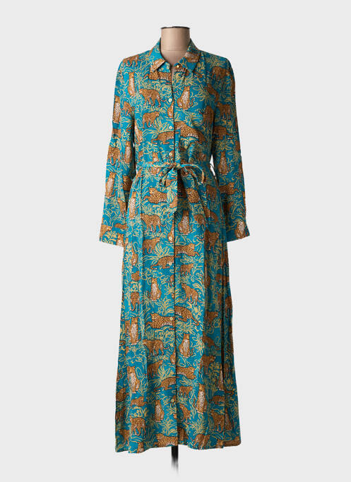 Robe longue bleu GRACE & MILA femme