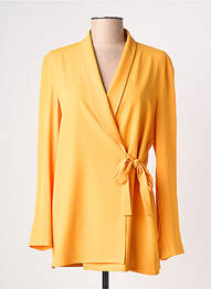 Blazer col châle orange GOA GOA femme
