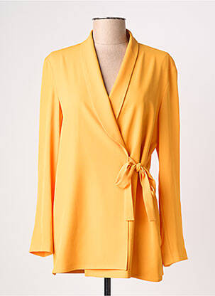 Blazer col châle orange GOA GOA femme