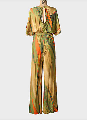 Combi-pantalon coupe cintrée manches 3/4 vert YES.ZEE femme