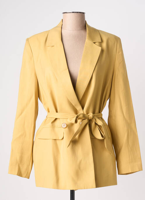 Blazer coupe cintrée jaune GRACE & MILA femme