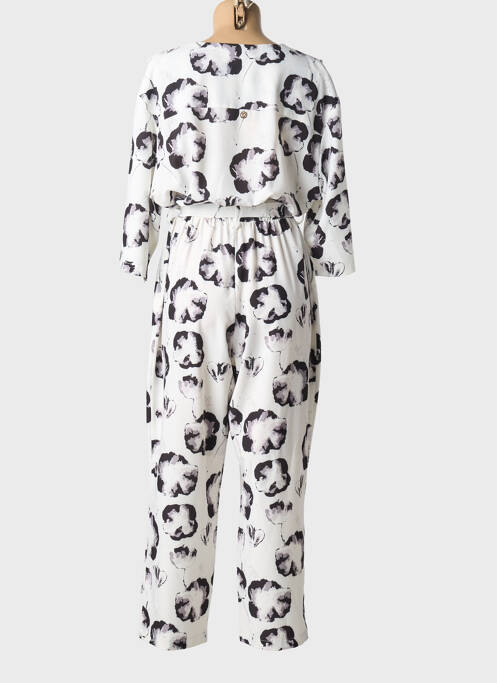 Combi-pantalon blanc YES.ZEE femme