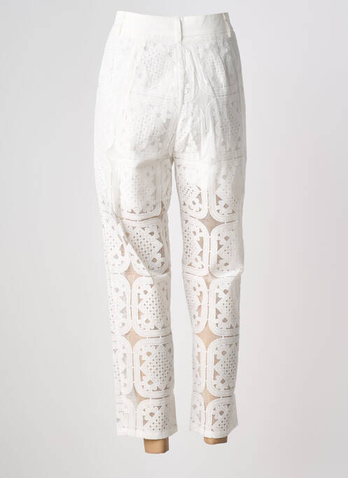 Pantalon 7/8 blanc GOA GOA femme