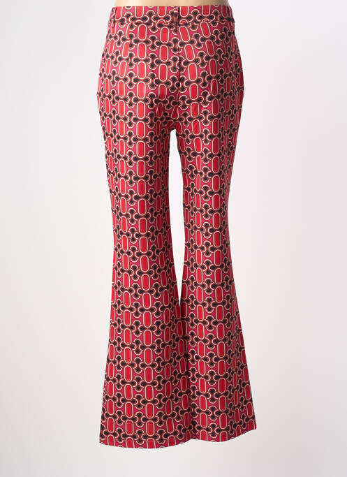 Pantalon flare rouge GOA GOA femme