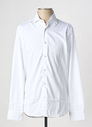 Chemise manches longues tissage popeline blanc TOMMY HILFIGER homme