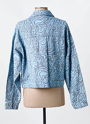 Veste casual col chemisier bleu B.YOUNG femme