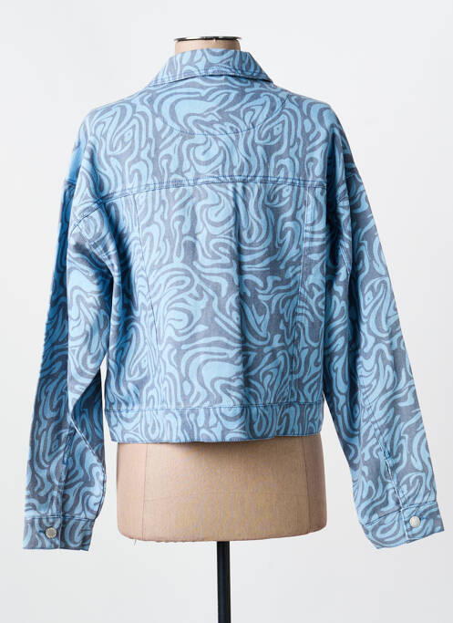 Veste casual col chemisier bleu B.YOUNG femme