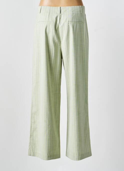 Pantalon chino tissage popeline taille normale vert THE KORNER femme