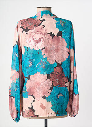 Blouse imprimé fantaisie manches longues vert ESTEE BROWN femme