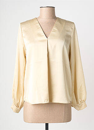 Blouse manches longues manches longues or DONA LISA femme