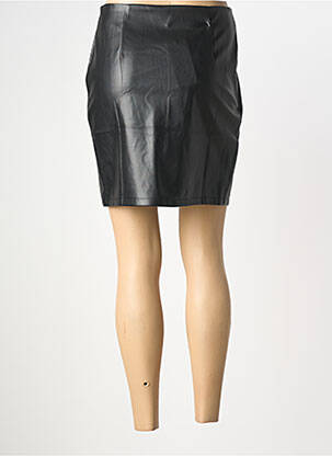 Jupe courte coupe droite noir UNIKA femme