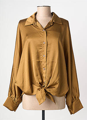 Chemisier marron DONA LISA femme