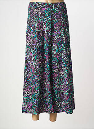 Jupe mi-longue violet DIANE LAURY femme