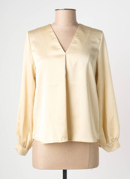 Blouse manches longues manches longues or DONA LISA femme