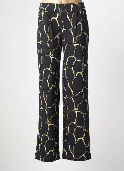 Pantalon droit taille élastique noir B.YOUNG femme