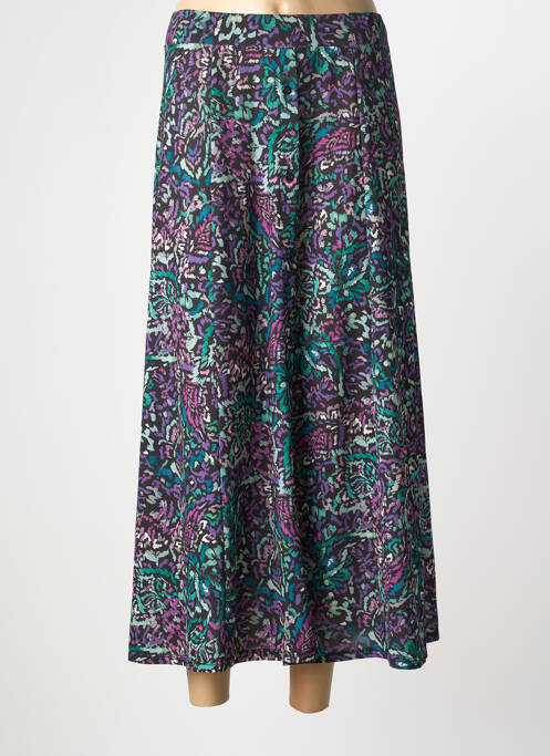 Jupe mi-longue coupe évasée violet DIANE LAURY femme