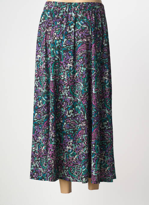 Jupe mi-longue coupe évasée violet DIANE LAURY femme