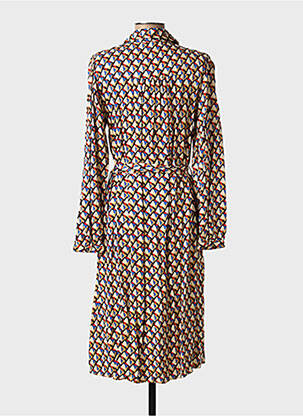 Robe mi-longue manches longues manches longues rouge C'EST BEAU LA VIE femme