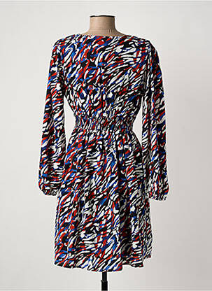 Robe courte manches longues manches longues bleu MAELLE femme