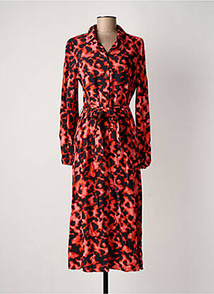 Robe longue orange B.YOUNG femme