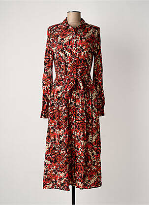 Robe mi-longue orange LOLA ESPELETA femme