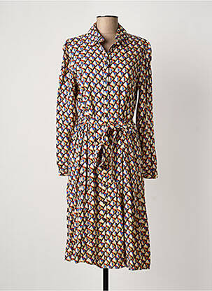 Robe mi-longue rouge C'EST BEAU LA VIE femme