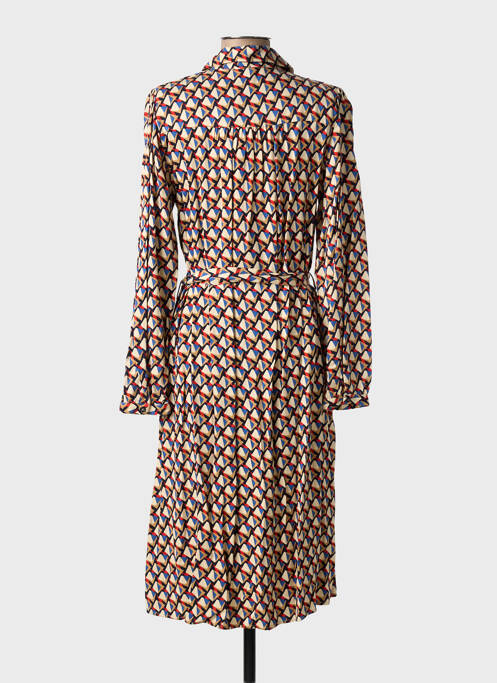 Robe mi-longue manches longues manches longues rouge C'EST BEAU LA VIE femme