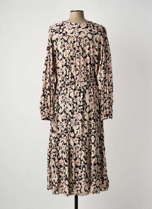 Robe longue manches longues manches longues noir C'EST BEAU LA VIE femme