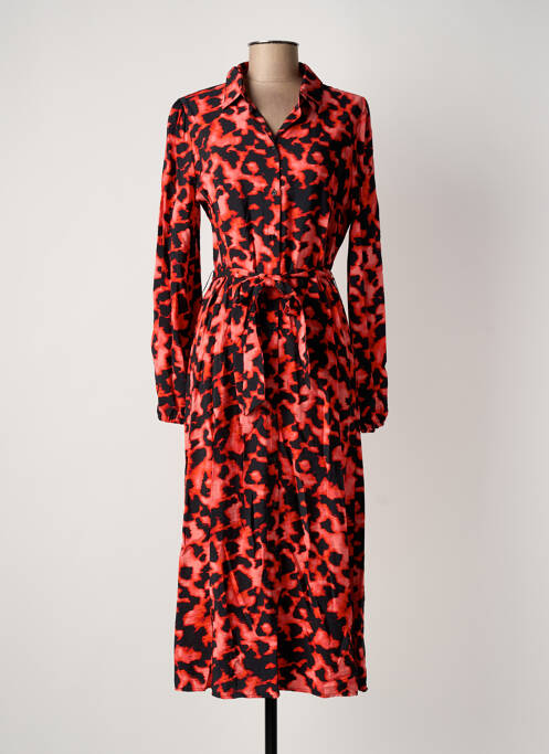 Robe longue orange B.YOUNG femme