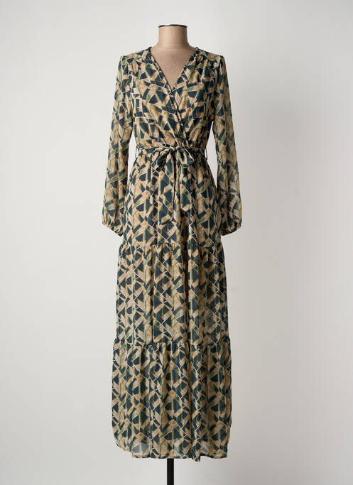 Robe longue vert DONA LISA femme