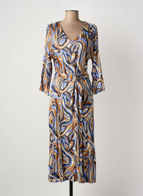 Robe mi-longue beige LOLA ESPELETA femme