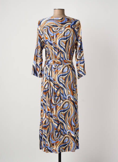 Robe mi-longue beige LOLA ESPELETA femme