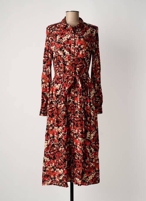 Robe mi-longue orange LOLA ESPELETA femme