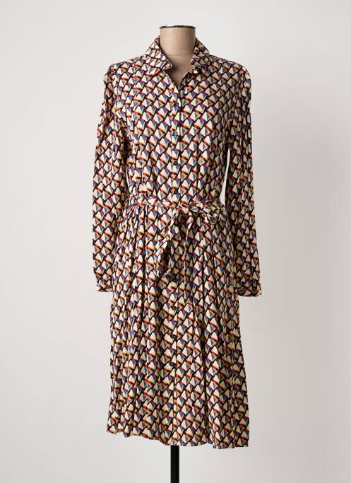 Robe mi-longue rouge C'EST BEAU LA VIE femme