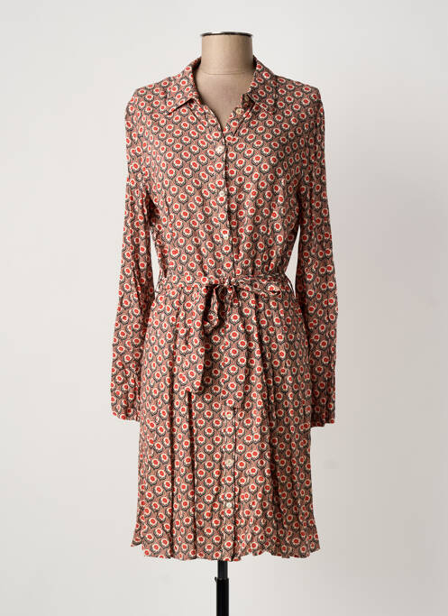 Robe mi-longue rouge C'EST BEAU LA VIE femme