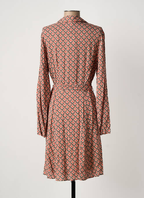 Robe mi-longue rouge C'EST BEAU LA VIE femme