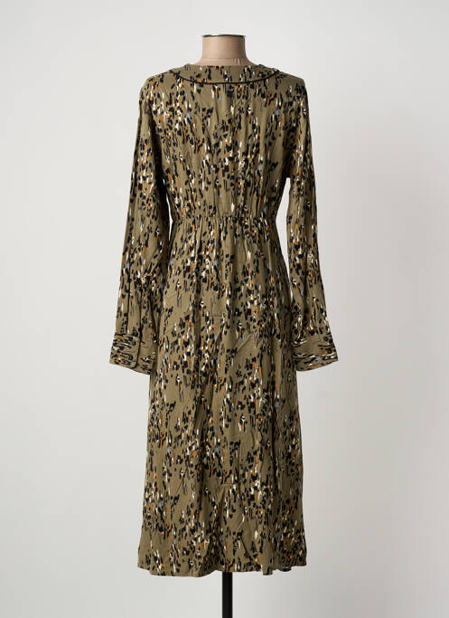 Robe mi-longue vert LOLA ESPELETA femme