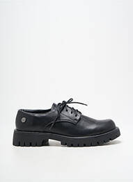 Derbies tissage satiné talon plat jusqu'à 3cm noir LPB femme