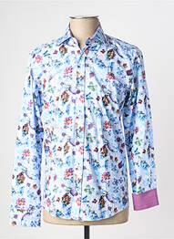 Chemise manches longues coupe cintrée bleu EMYLE homme