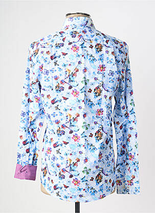 Chemise manches longues imprimé fleurs bleu EMYLE homme
