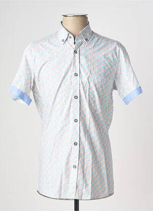Chemise manches courtes poches bleu EMYLE homme