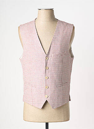 Gilet sans manche poches rouge CLUB OF GENTS homme