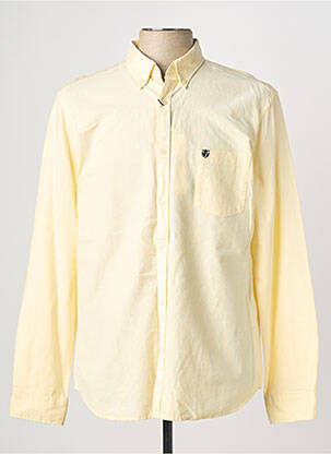 Chemise manches longues coupe cintrée jaune SELECTED homme