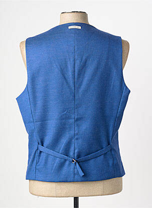 Gilet sans manche tissage chiné bleu A FISH NAMED FRED homme