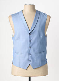 Gilet sans manche poches bleu clair CLUB OF GENTS homme