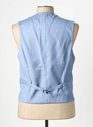 Gilet sans manche poches bleu clair CLUB OF GENTS homme