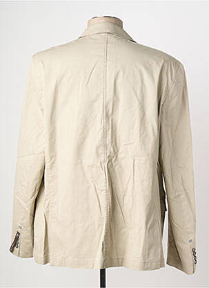Blazer coupe cintrée beige LUIGI MORINI homme